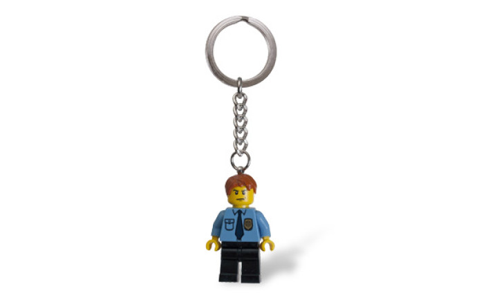 Policeman Key Chain