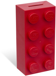 LEGO 2x4 Brick Coin Bank