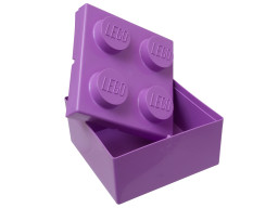 LEGO® Fialová úložná kostka 2x2