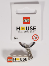 LEGO House 2x4 Brick Key Chain