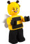 Bee Girl Minifigure Plush