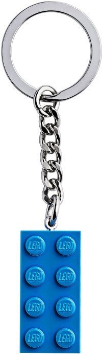 2x4 Bright Blue Key Chain