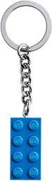 2x4 Bright Blue Key Chain