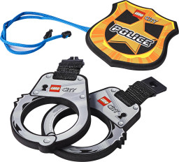 Police Handcuffs & Badge