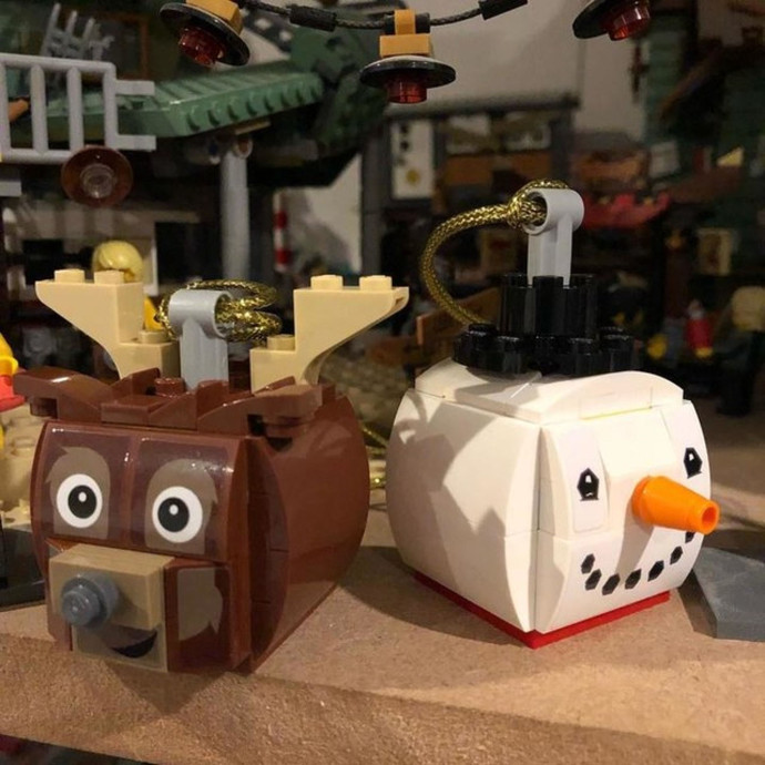 Snowman & Reindeer Duo