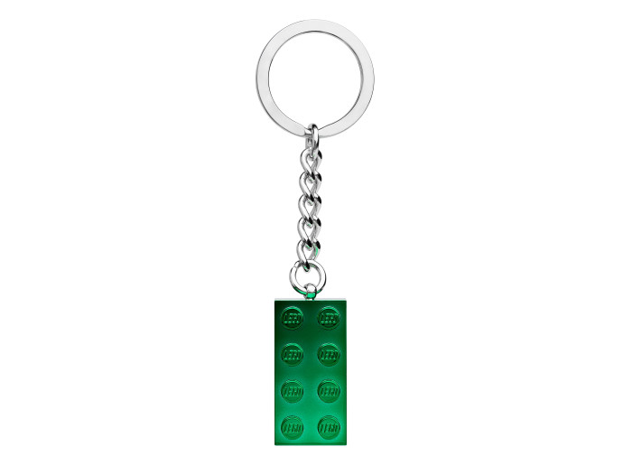 2x4 Green Metallic Key Chain