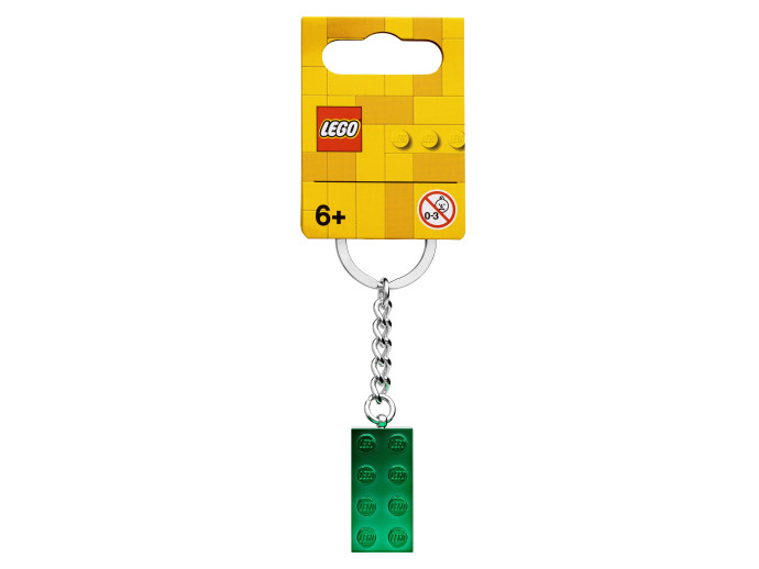 2x4 Green Metallic Key Chain
