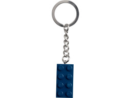 Přívěšek na klíče – Modrá kostka 2x4