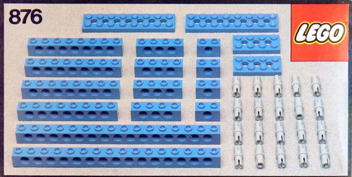 Blue Beams with Connector Pegs