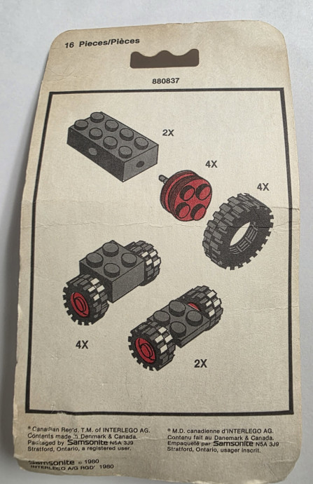 Wheels and Tyres Parts Pack