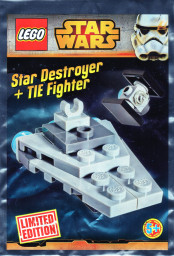 Star Destroyer and TIE Fighter