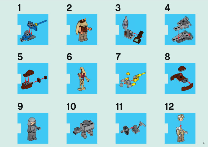Adventní kalendář LEGO Star Wars