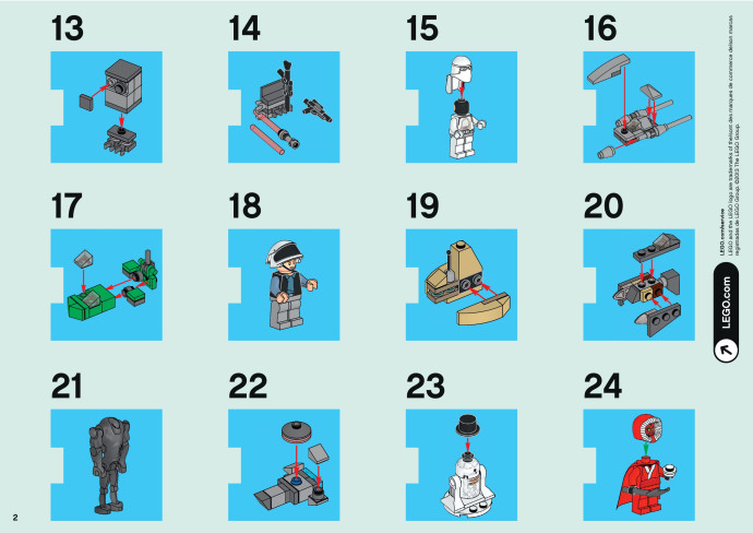 Adventní kalendář LEGO Star Wars