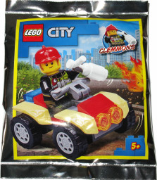 Fireman with quad bike