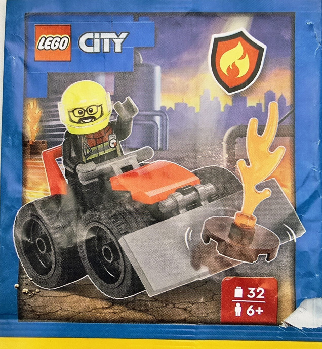 Firefighter with Bulldozer