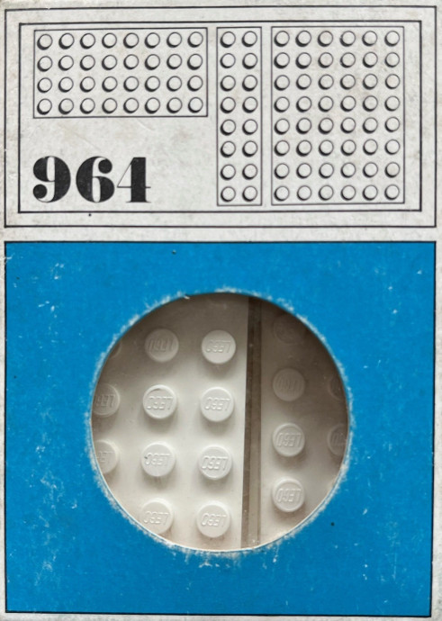 10 building plates 2 x 8, 4 x 8, 6 x 8