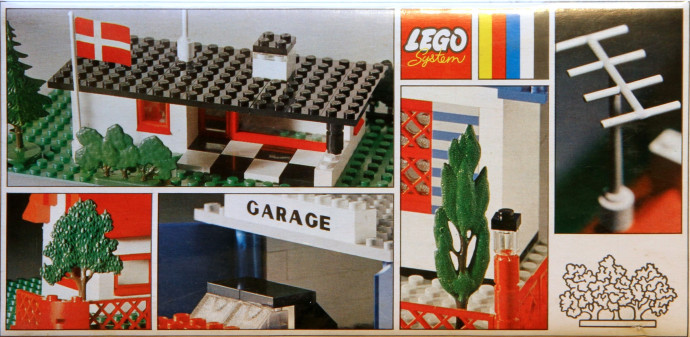 Trees and Signs (1969 version with old style trees and 3 bricks)