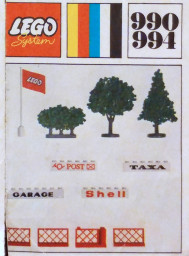 Trees and Signs (1971 version with granulated trees and 4 bricks)