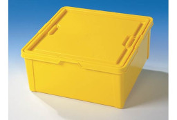 Yellow Storage Box with Lid