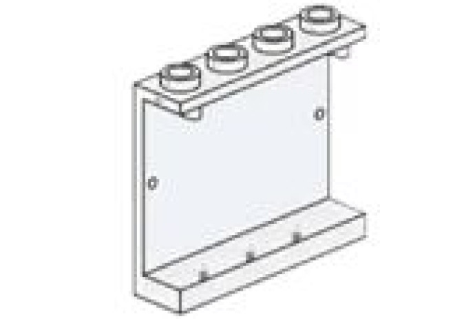 1x4x3 Thin Wall Element, Clear