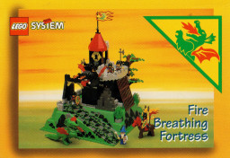 Card Fire Breathing Fortress - Lego Builders Club