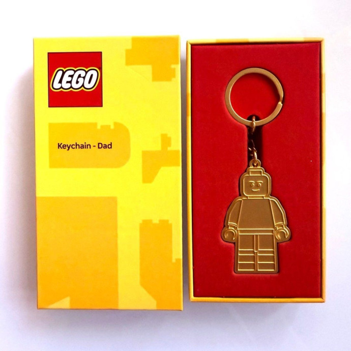 LEGO Dad Gold Keychain