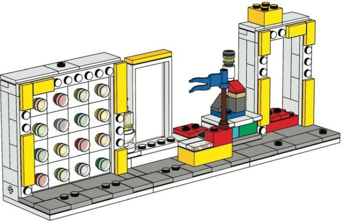 LEGO Store Minifigure Stand