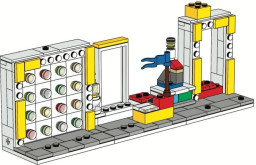 LEGO Store Minifigure Stand