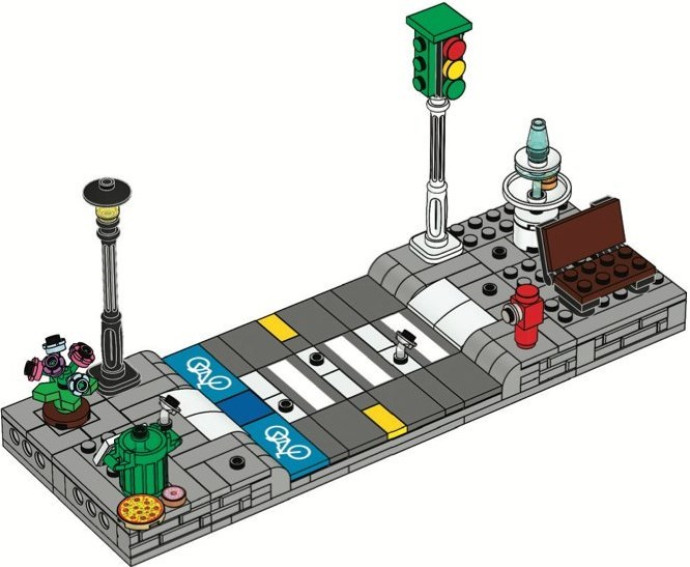 Minifigure Crossing Stand