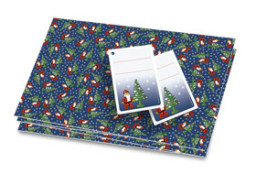 LEGO Holiday Minifigure Gift Wrap & Tags