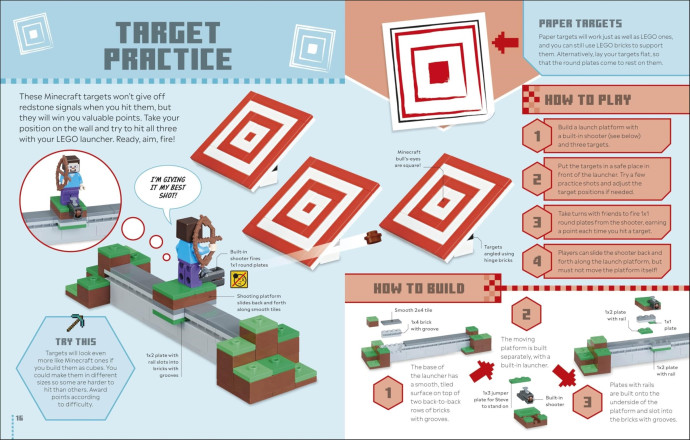 LEGO Minecraft Games Book: 50 Fun Ideas to Play with Your LEGO Collection!