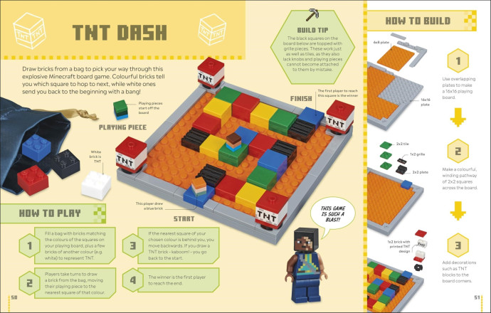 LEGO Minecraft Games Book: 50 Fun Ideas to Play with Your LEGO Collection!
