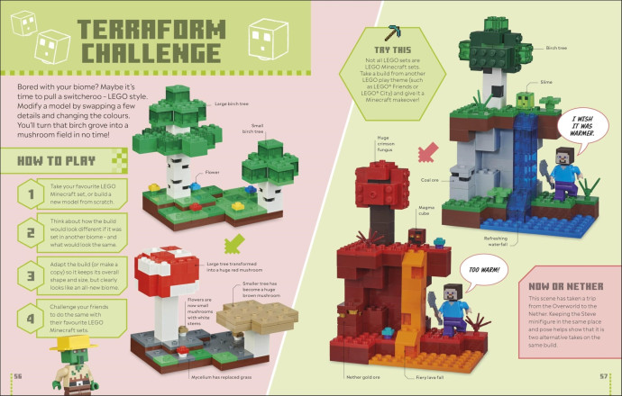 LEGO Minecraft Games Book: 50 Fun Ideas to Play with Your LEGO Collection!