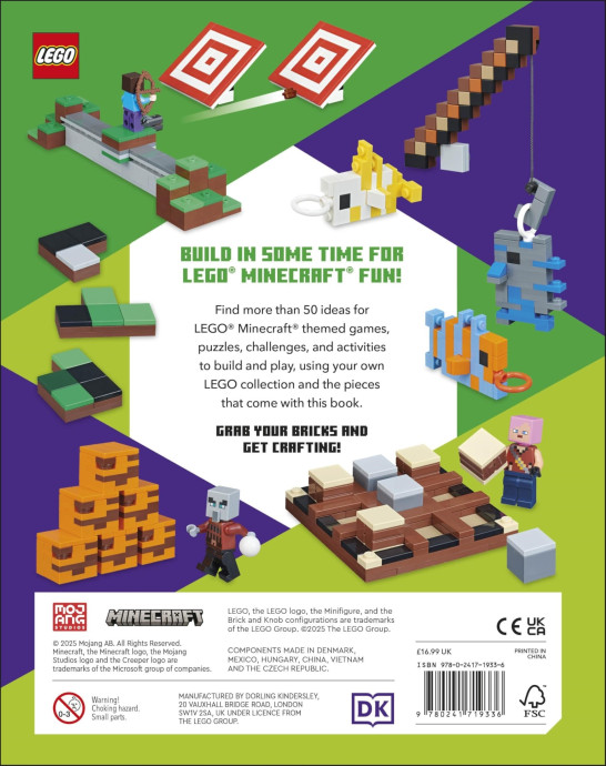 LEGO Minecraft Games Book: 50 Fun Ideas to Play with Your LEGO Collection!