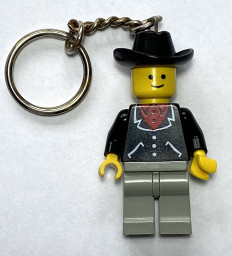 Man with Cowboy Hat Key Chain