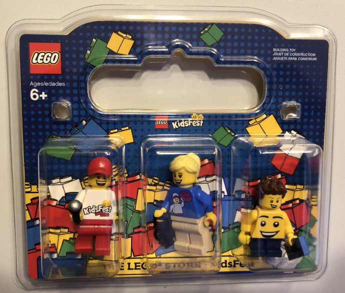 Three Kidsfest minifigures