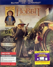 The Hobbit: An Unexpected Journey Blu-ray with Bilbo Baggins Minifigure