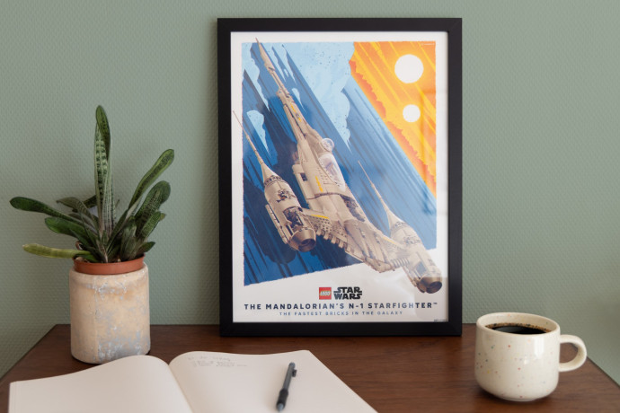The Mandalorian's N-1 Starfighter Poster