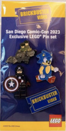 San Diego Comic-Con 2023 Exclusive LEGO Pin set