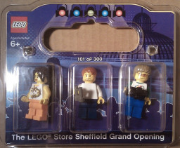 Sheffield, UK, Exclusive Minifigure Pack