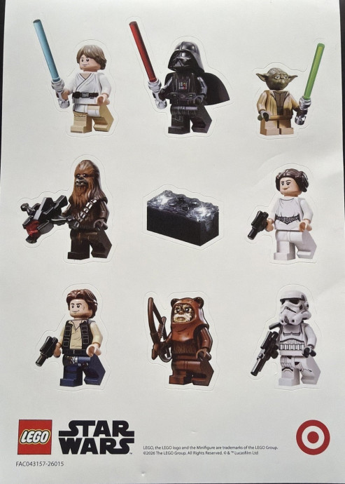 Star Wars Target Stickers